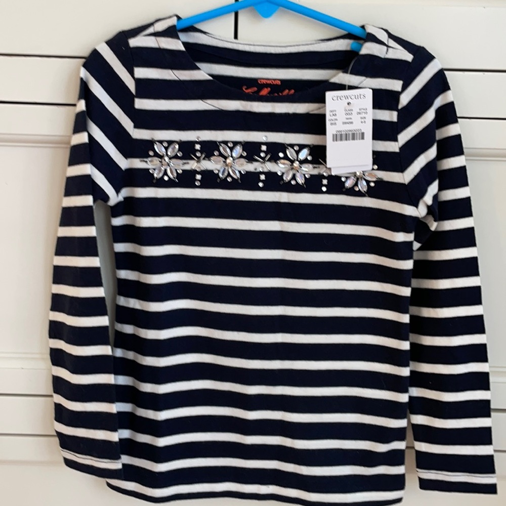 Crewcuts Collection long sleeve striped shirt